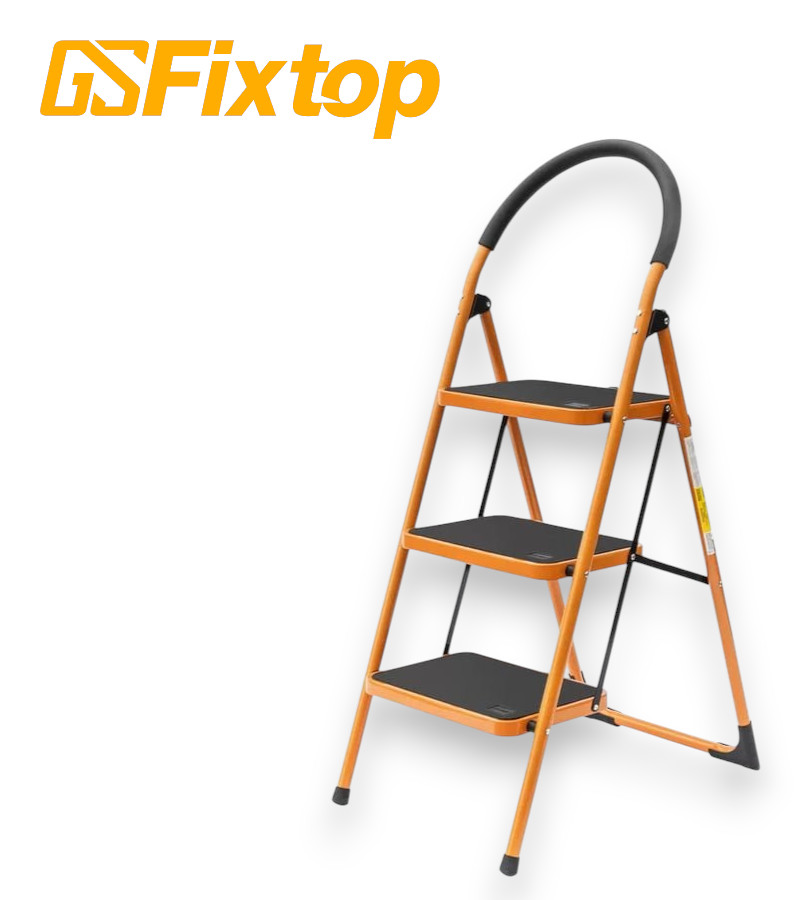 Escabeau A Large Marche Fixtop