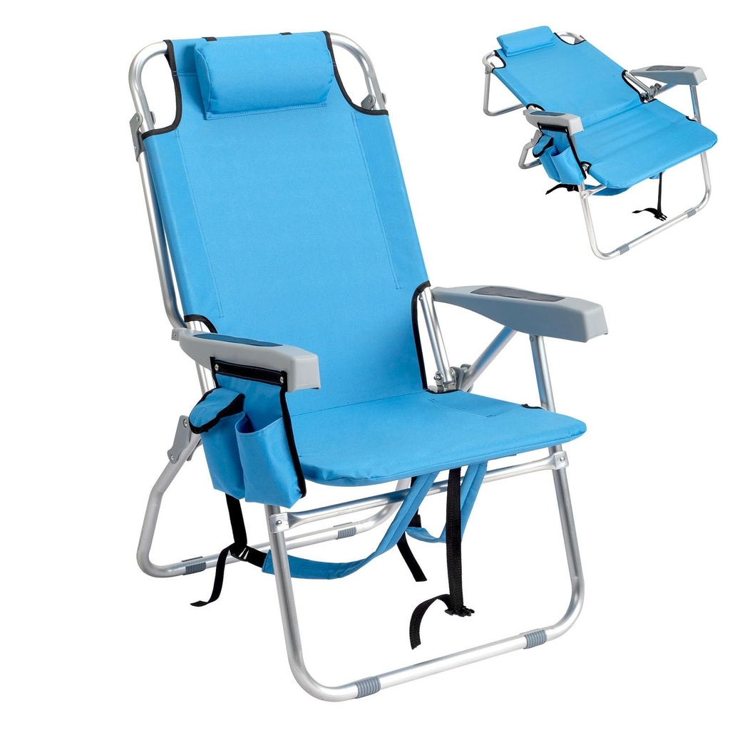 Chaise de plage Multiposition ALUMINIUM ORIBER (3)