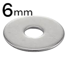Rondelle Plate 6mm*12mm