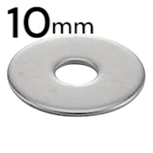 أسطوانة مسطحة 10 mm