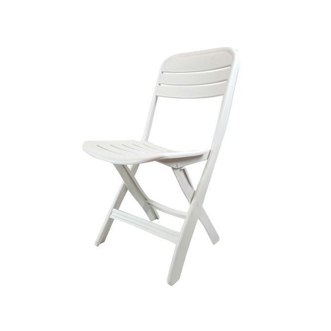 Plastic folding chair