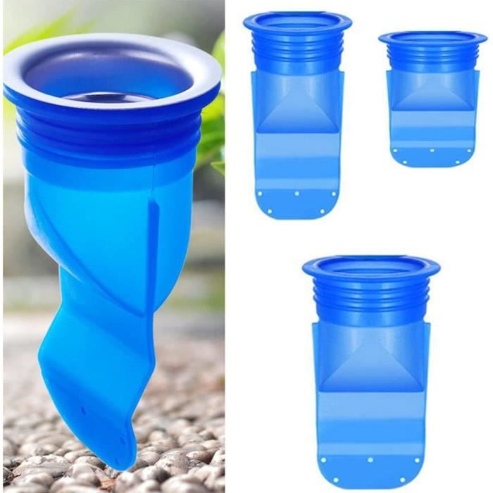 Clapet anti odeurs anti retour Bleu En silicone