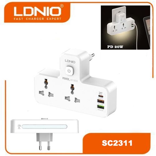 Power strip  2socket + 3 USB