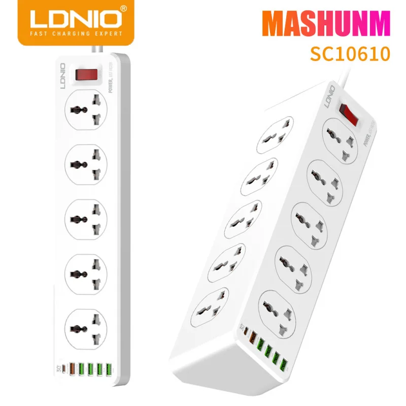 Power strip 10 socket