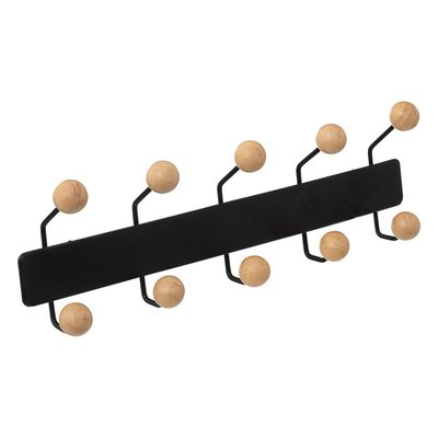 Porte Manteau Boule Bois 5 Tete