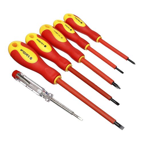 Insulated Electrician’s Screwdriver Set STARCLE