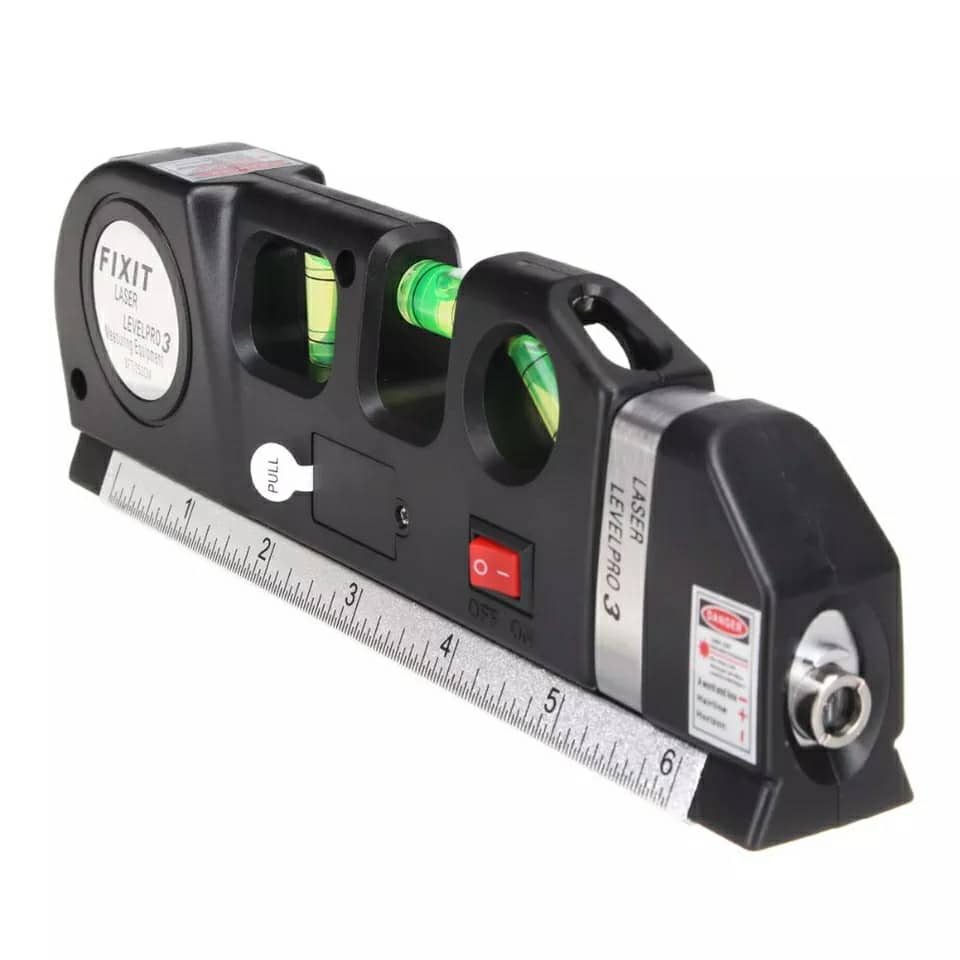 Niveau laser avec ruban à mesurer Pro 3 