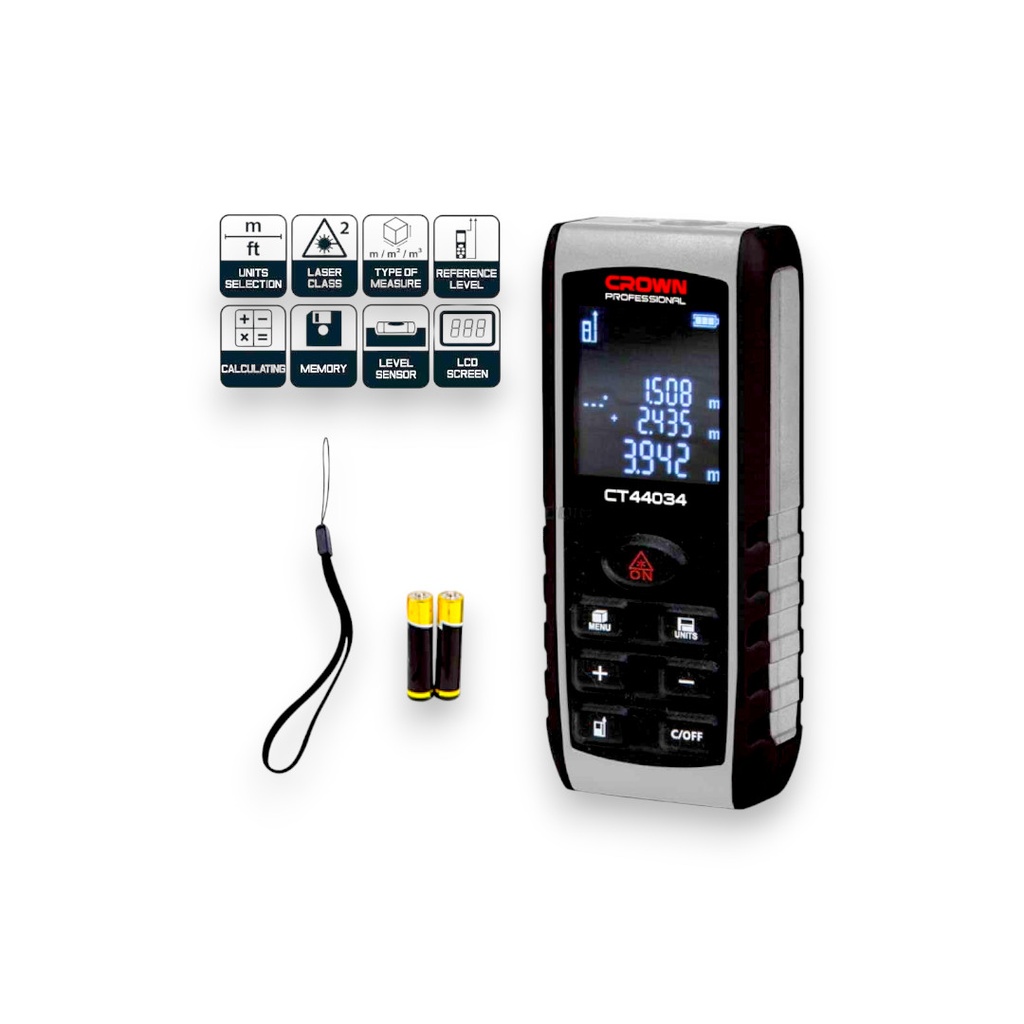 Mètre Lazer 100m CROWN 44035