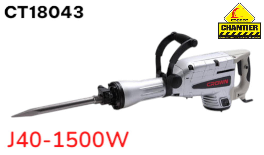 Marteau Piqueur CROWN 1500W 