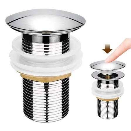 Bonde Siphon Lavabo Poussoire