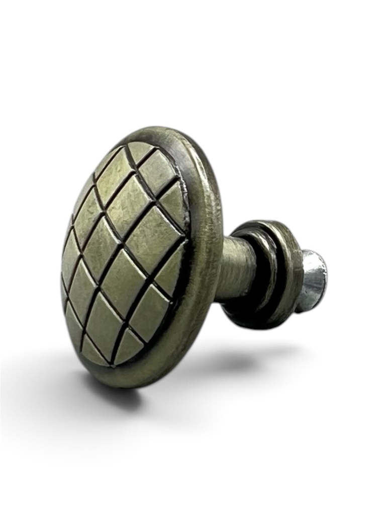 Bouton Tiroire Bronze Rond
