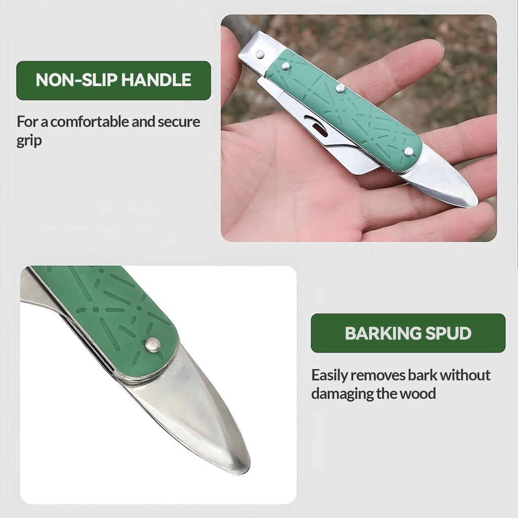 Couteau Griffe 3 Lame Vert 
