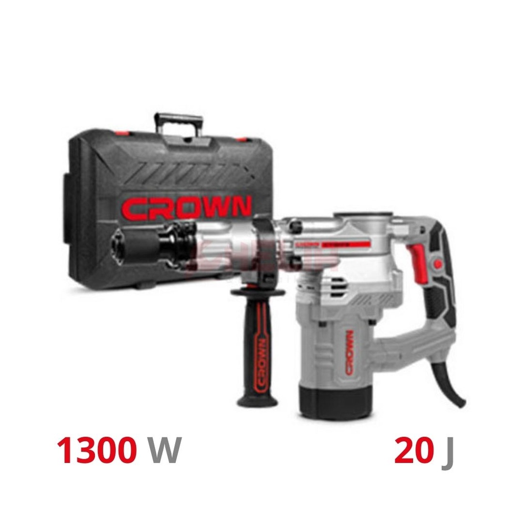 Perforateur + Marteau Piqueur CROWN 1300W 