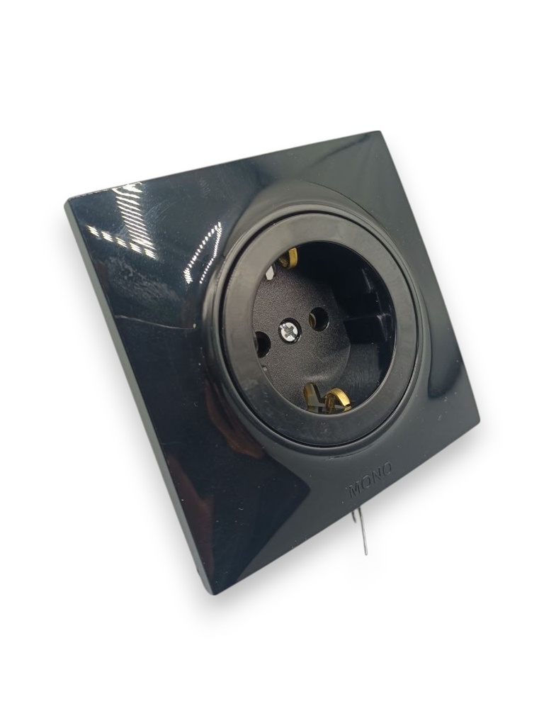 Prise Noir MONO - Gamme ICON