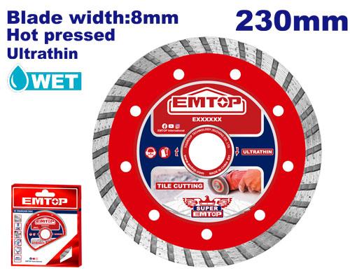 Disque Diamant EMTOP Slim 230mm  