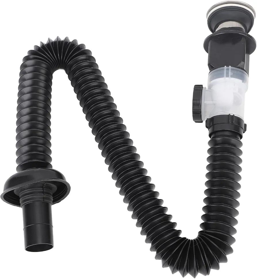 Siphon Accordeon Lavabo 32mm+ Clapet 