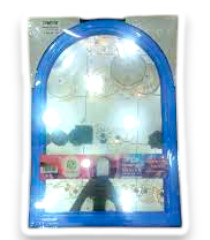 Aziza Half Oval Mirror