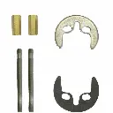 Fixation Melangeur Inox 1 Tige