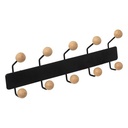 Porte Manteau Boule Bois 5 Tete