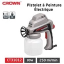 Pistolet Peinture Electrique CROWN 80w| 31012